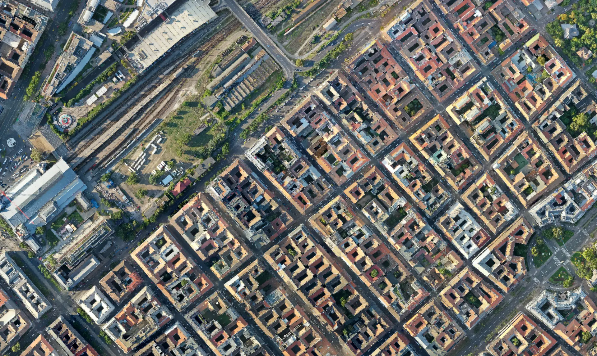 Aerial orthomosaic of a completed drone survey, processed with MapperTool