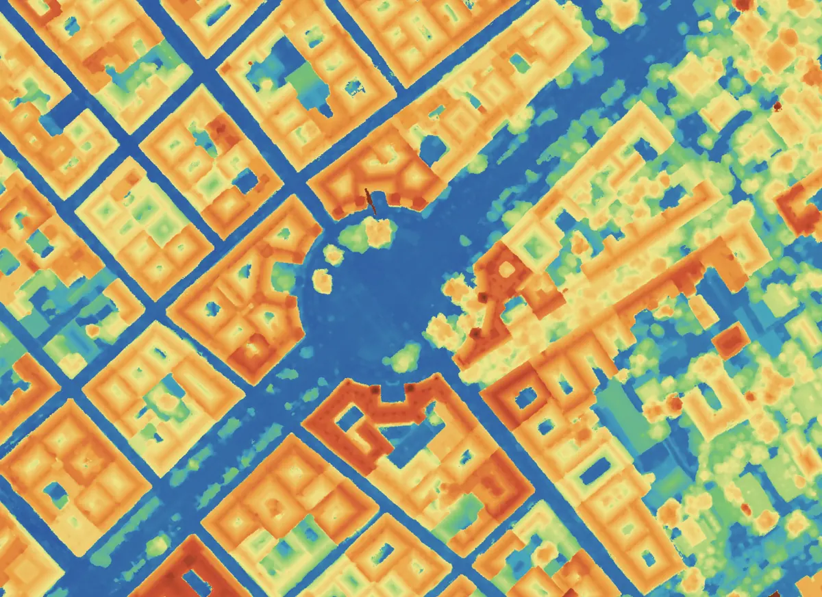 Preview of the DSM output from a real MapperTool survey